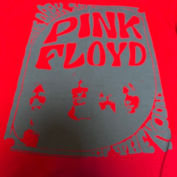 Pink Floyd Graphic T Shirt Mens Medium M Red Blue Album Cover Band Tee - Picture 3 of 8